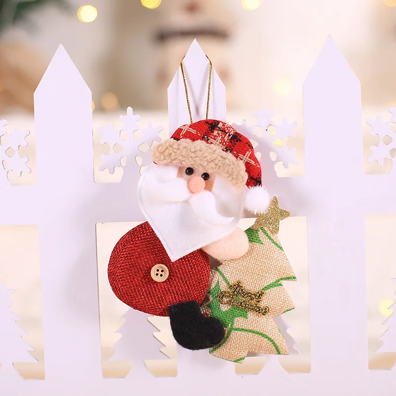 Staraise Christmas Doll Santa Claus Snowman Elk Pendant Merry Christmas Decorations For Home Cristmas Ornament Xmas Noel Navidad