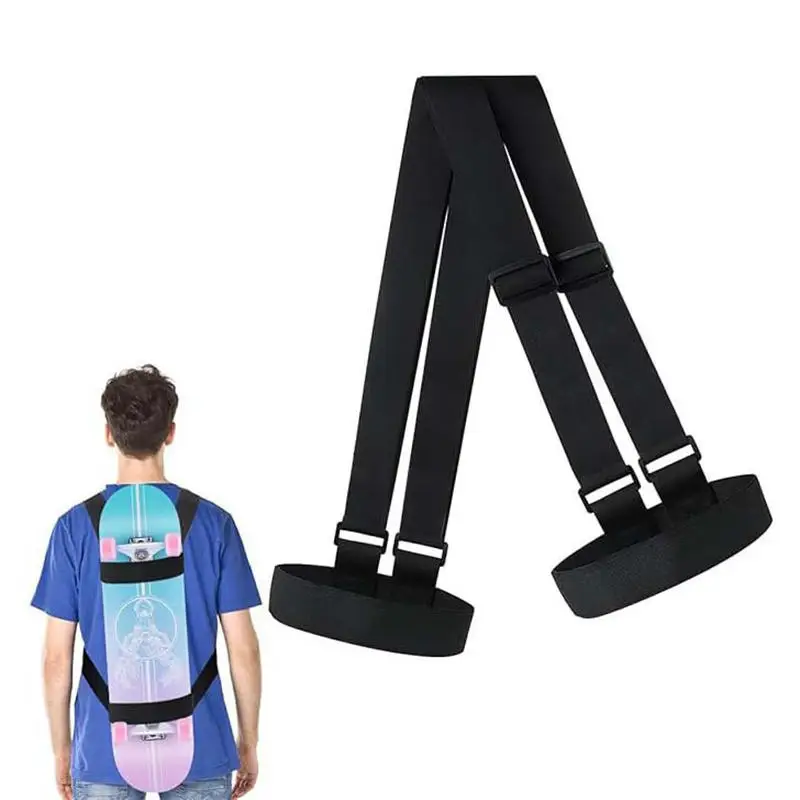 

Плечевой ремень для скейтборда, фиксирующий ремень для лыжной доски, плечевой ремень для скейтборда, игровой длинный фиксирующий ремень для доски на открытом воздухе