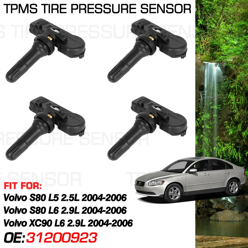 

315MHz For Volvo XC90 2.9L Volvo S80 2.9L Volvo S80 2.5L 2004-2006 Accessories Tire Pressure Monitor 31200923 3074899 31302096