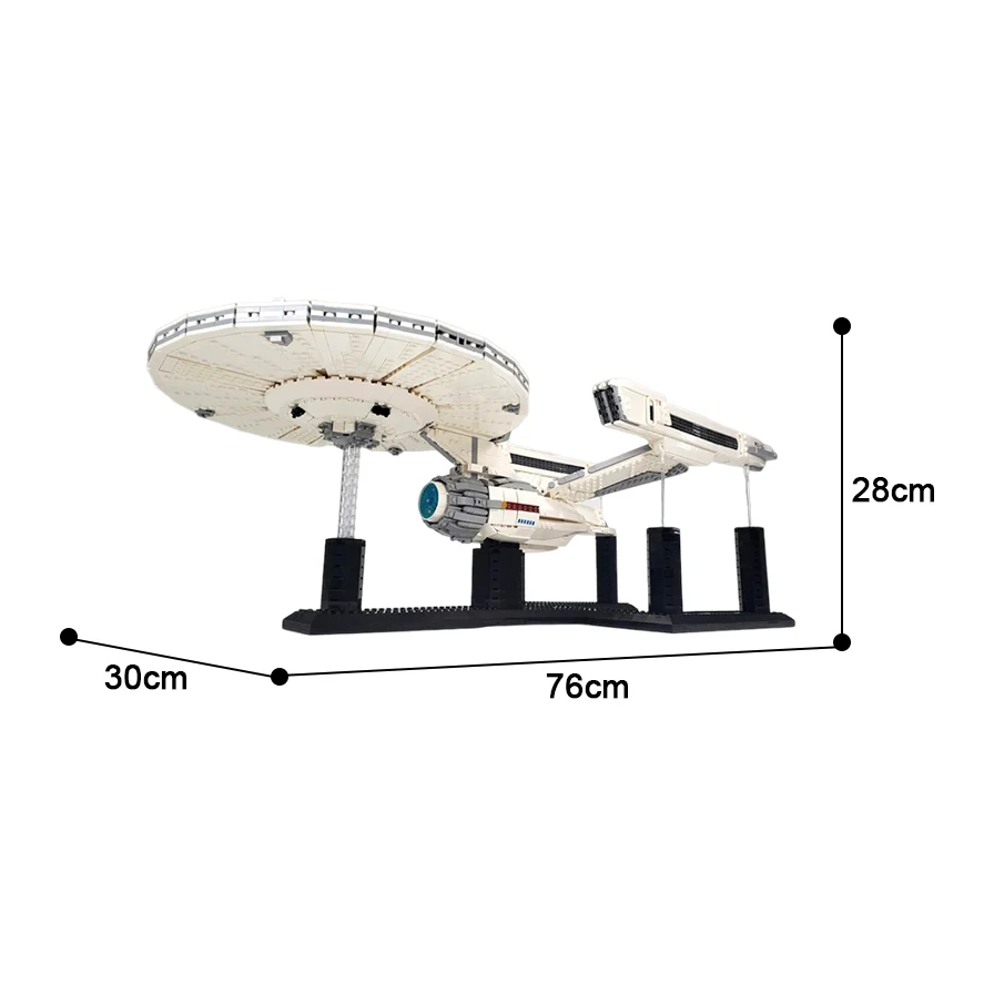 MOC Space Treks Enterprise Building Blocks Model USS Enterprise Spaceship Bricks 5032 PCS Ultimate Collector Toys Gift