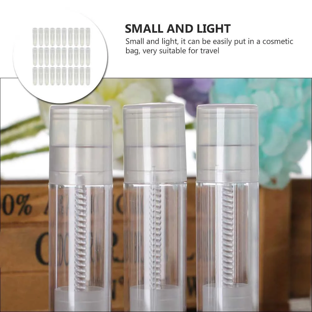 

30pcs 5G Portable Lip Balm Tubes Empty Lipstick Container Diy Lip Gloss Holder For Making Durable Pp Material