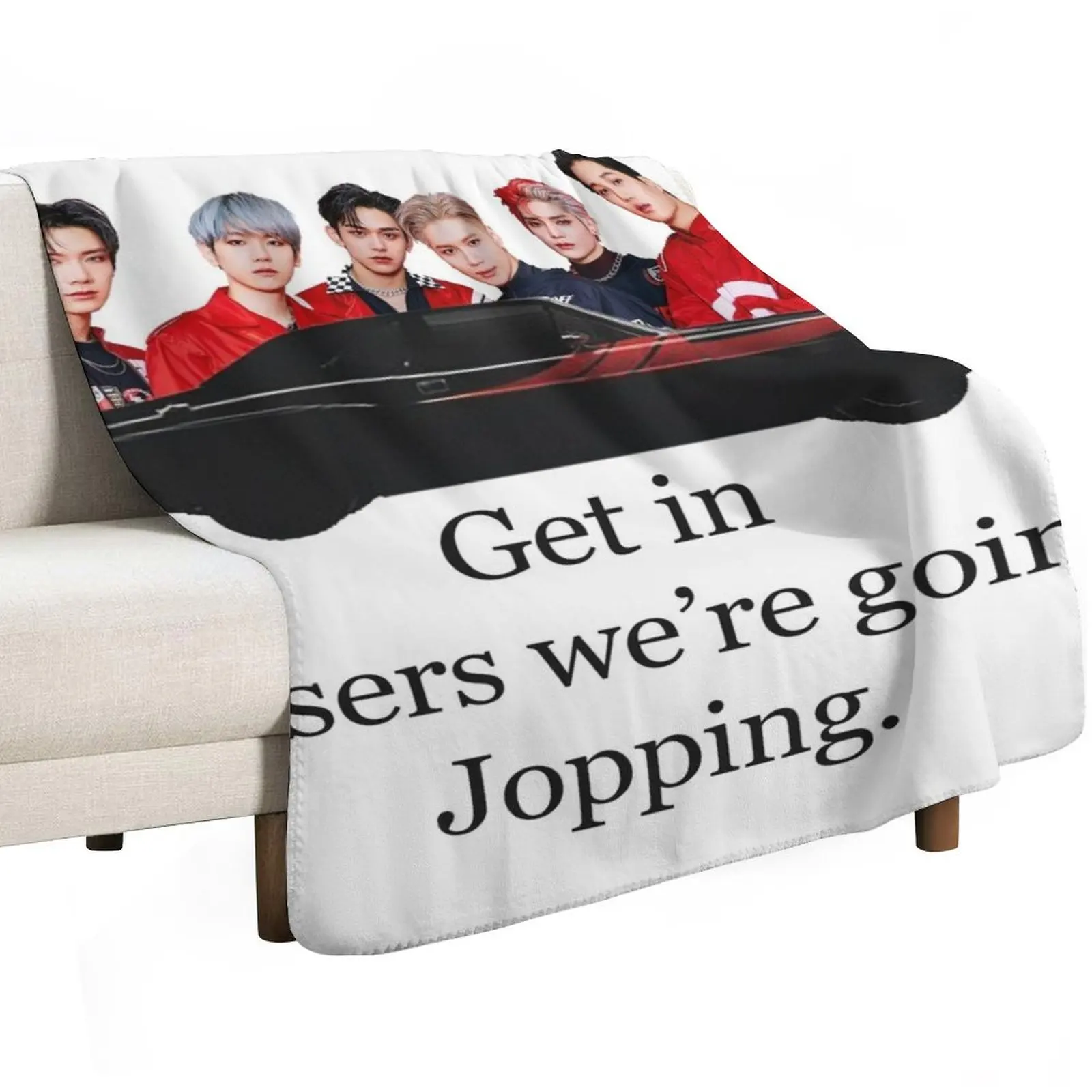 SUPER M100 t-shirt Throw Blanket Hairys Fashion Sofas decorative Weighted Hairy Blankets For Bed Blankets