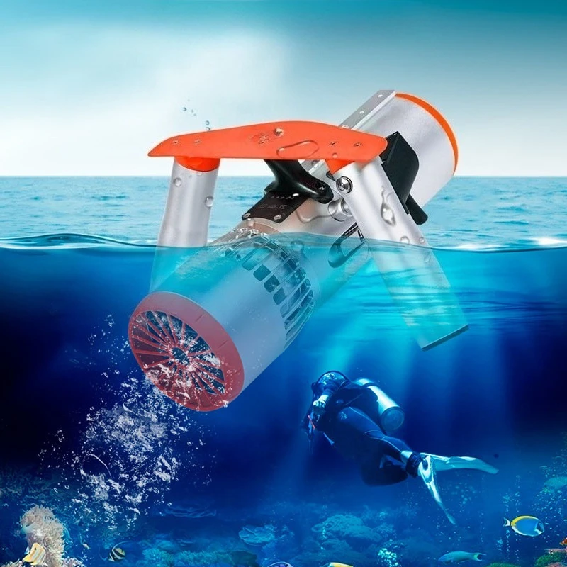 Afbeelding 5: Nieuwe K5 Handheld Onderwaterscooter Duikpropeller Freediving Snorkeluitrusting