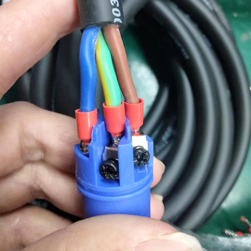 0.5/1/2 متر 3 الأساسية كابل توصيل الطاقة الطاقة CON 3x1.5mm2 مرحلة واحدة تمديد كابل ل ضوء المرحلة مصباح ليد عرض الحدث