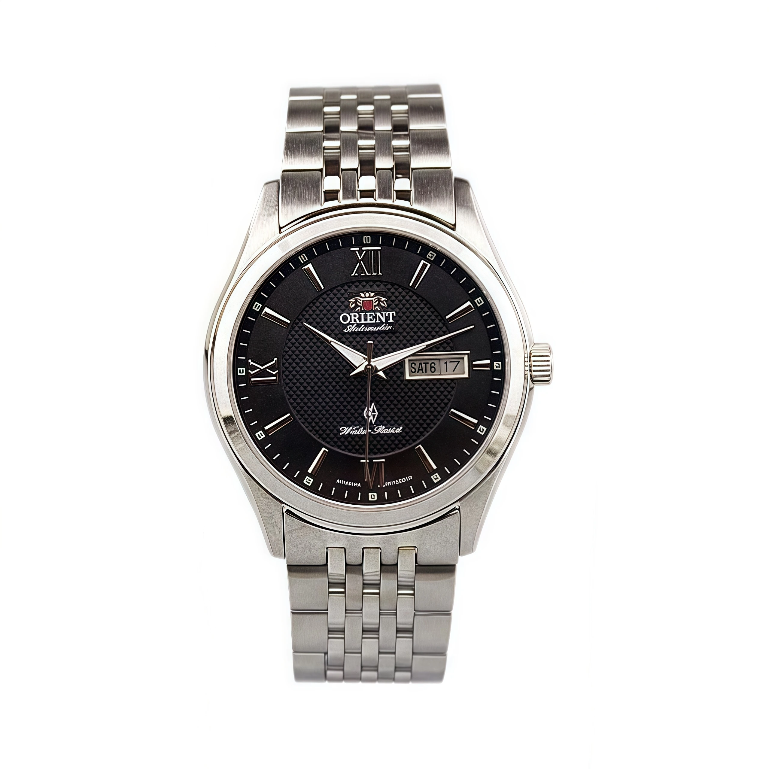 

Механические автоматические часы Orient, мировое время, полнофункциональные, японский механизм, серия из нержавеющей стали
