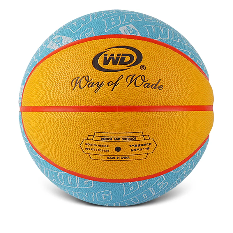 WADE Original Outdoor Leather Basketball for Adult PU Ball Official Size 7 for Men High Quality Item