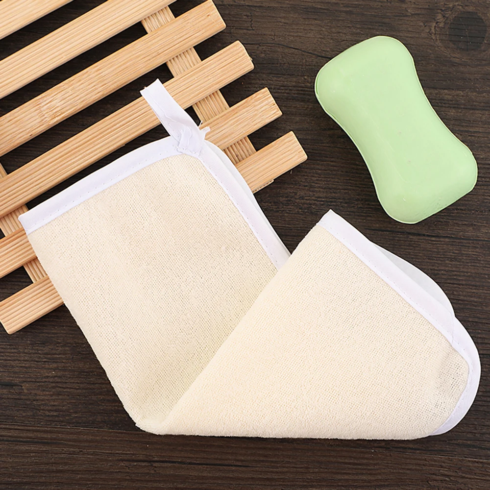 Take  Shower Wide Usage Exfoliating Face and Body Wash Cloths Exfoliating Scrub Cloth Nylon Towel Soft Weave Bath Cloth