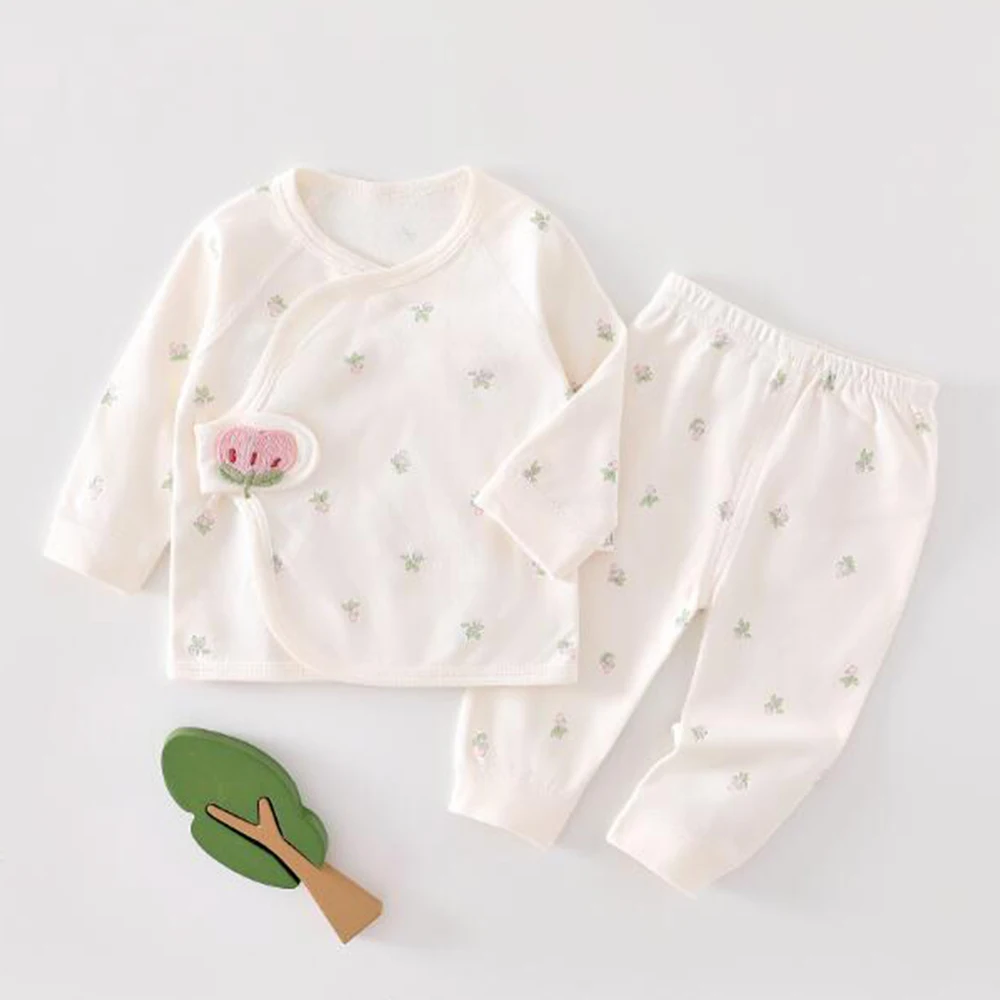 Baby Boy Halloween Outfits Combed Cotton Long Sleeve Tops Pants 2Pcs Spring Autumn Winter Newborn Clothes Baby Girl Sets