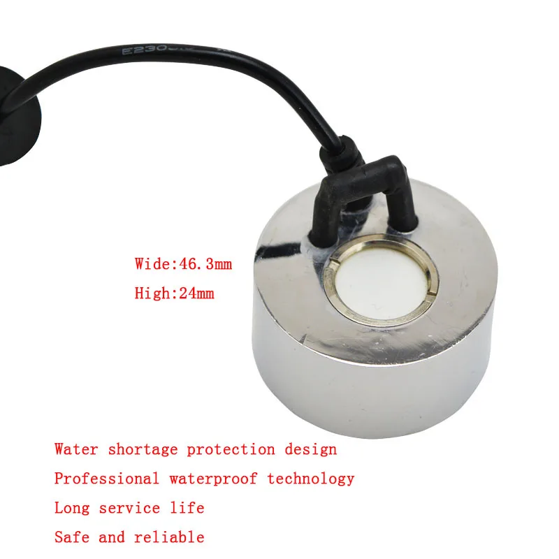 ATWFS Hochwertiger Ultraschall-Nebelhersteller, 24 V, Vernebler, Zerstäuberkopf ohne Lichter für Luftbefeuchter, Nebelgerät – Detail 3