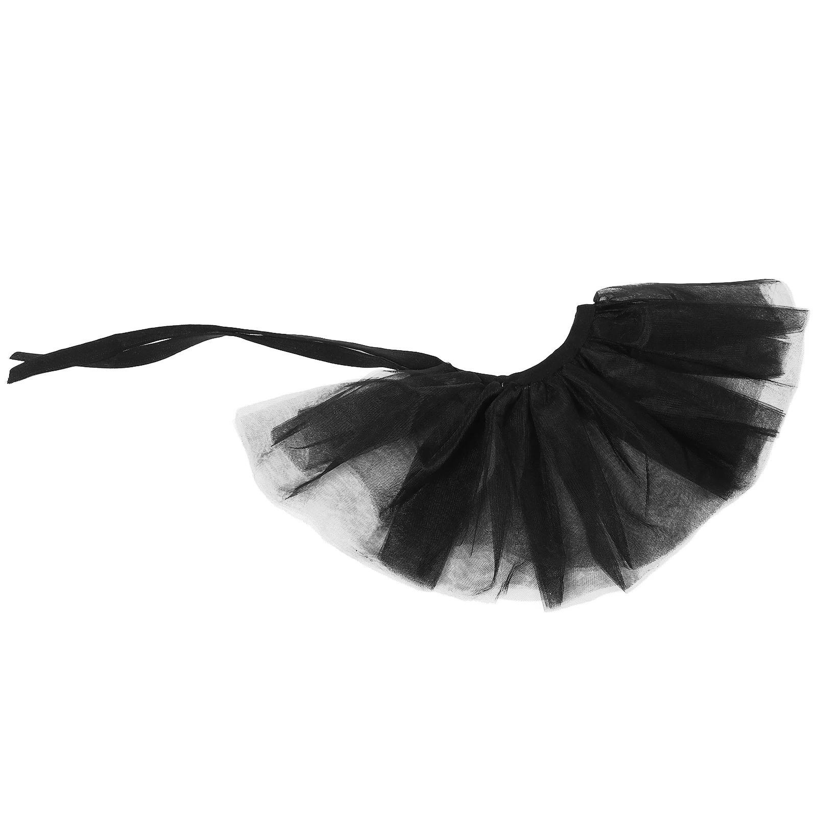 

Vintage Tulle Ruffled Collar Black Decorative Women Halloween Costumes Easter Performances Victorian Elegance Renaissance Collar