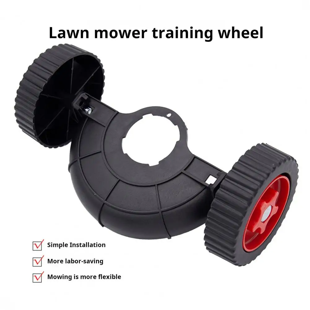 Lawn Mower Wheels Easy to Install Lawn Mower Support Wheels Universal Lawn Mower Weed Trimmer for Comfortable for Efficient