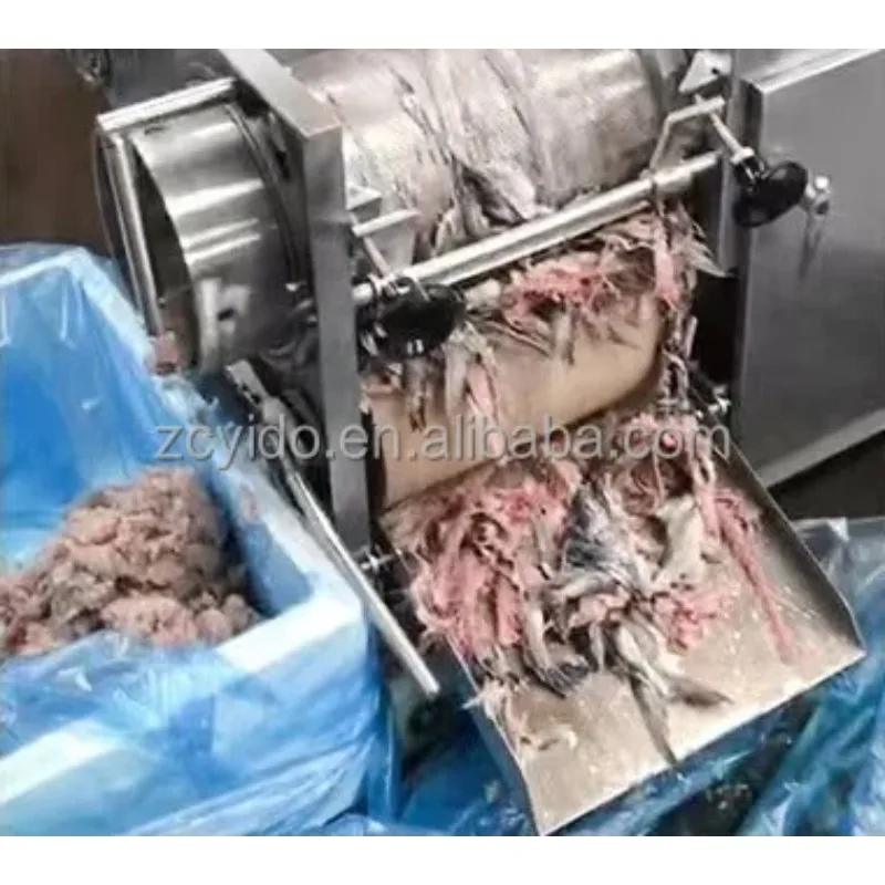 

Commercial High Efficiency Fish Deboner Separating Machine Fish Processing Equipment Tilapia Shrimp Fish Meat Picker For Sale
