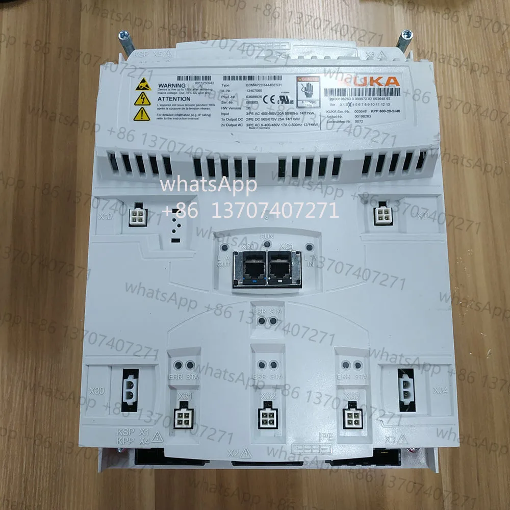KRC4 Robot Drive KPP600-20 2x40 00-198-263 para robot KUKA C4