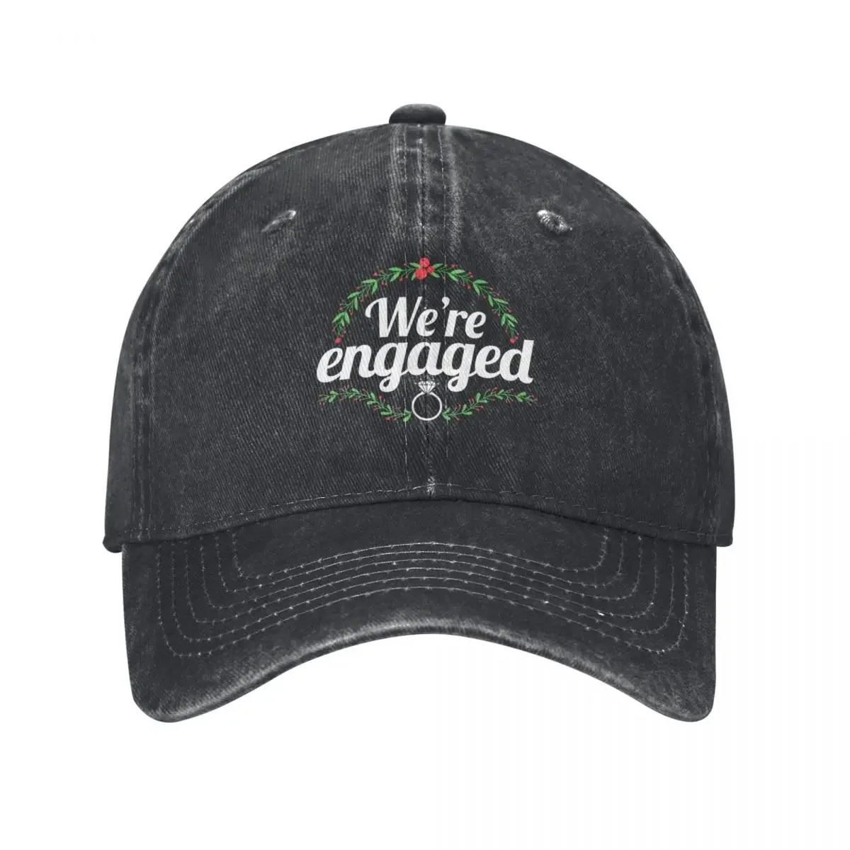 Christmas Engagement We're Engaged Baseball Cap Luxury Hat dad hat Caps For Women Men's