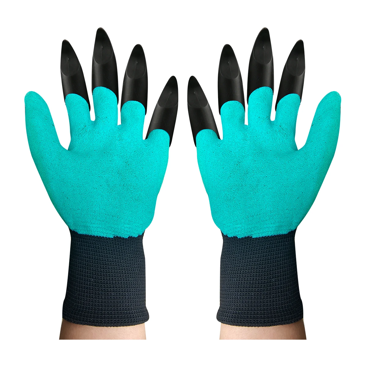 Luvas de jardim com garras, galinheiro, limpeza para escavação, poda, cutucando, tudo em um, ferramenta de jardinagem, protetores de mão duráveis