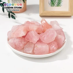 50g/bag Natural Crystal Rose Quartz Aroma Stone Diffuser Minerals Specimen Raw Mineral Decorative Irregular Home Decor Stone