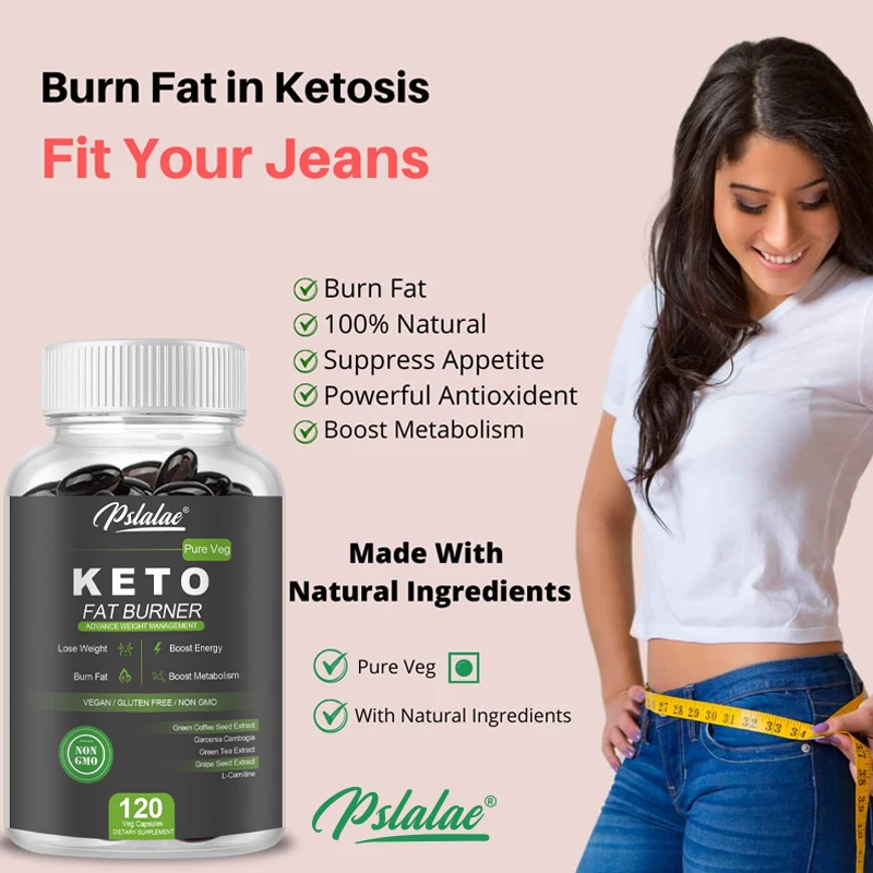 Keto Capsules - Weight Management Supplement, Boosts Metabolism, Supports Energy and Focus