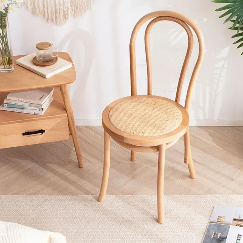 Comfortable Dining Chair Interior Single Person Luxury Restaurant Chair Mid-century Sillas De Sala De Estar Home Furniture