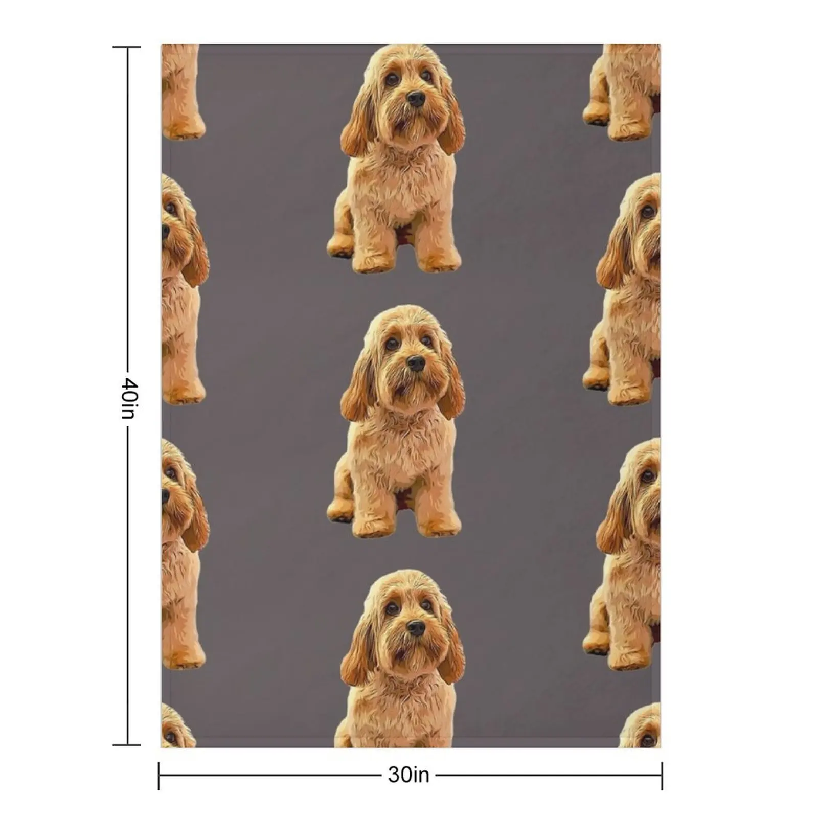 Cavapoo Doodle Cavoodle Cockapoo Goldendoodle Labradoodle Puppy Dog Throw Blanket Moving Blankets For Baby Thermal Bed Blankets