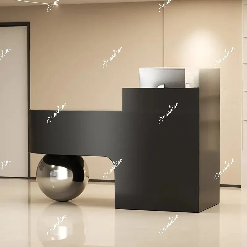 

Beauty Modern Reception Desks Shop Luxury Best Company Simple Desks Aesthetic Minimalist Display Scrivania