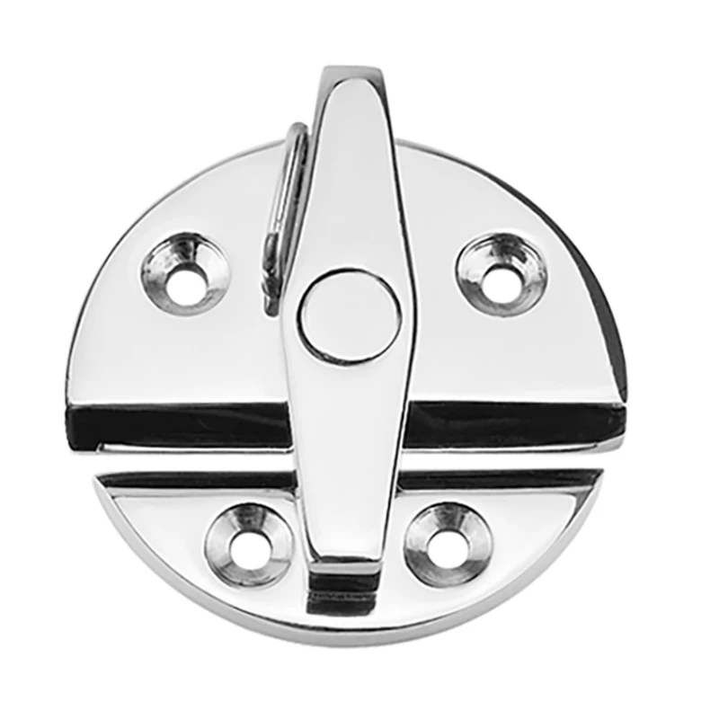 2PCS Marine Edelstahl 316 Boot Tür Schrank Luke Runde Drehen Taste Twist Catch Latch Marine Hardware Zubehör