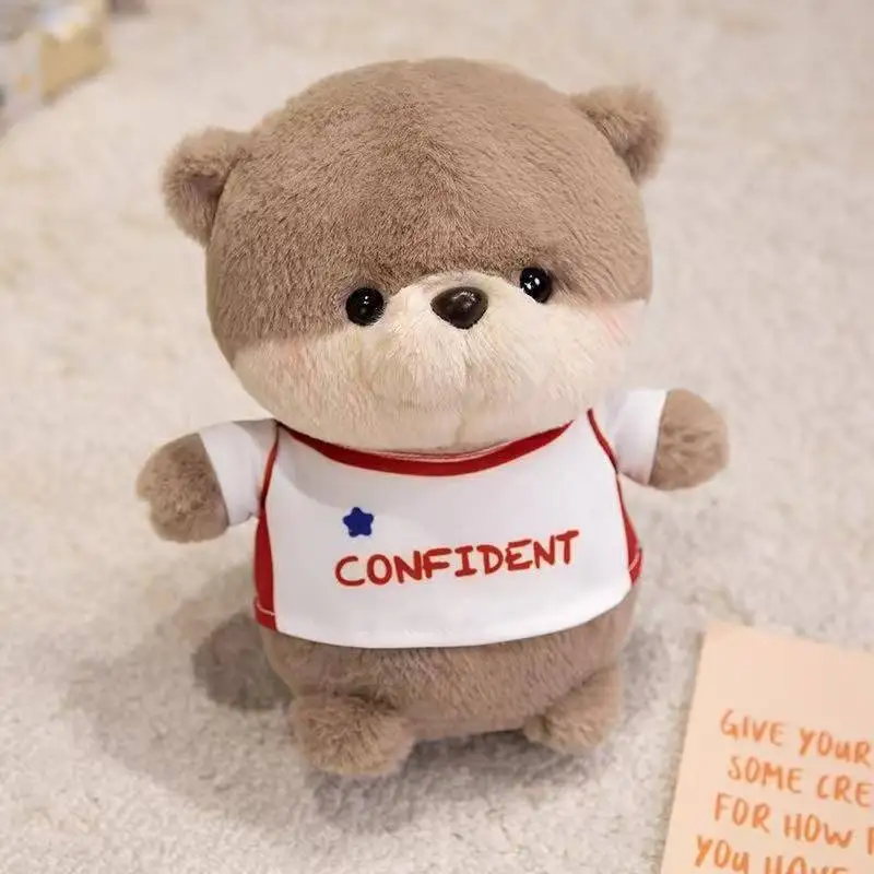 最新のクールなカワウソシリーズ人形 かわいいぬいぐるみ 手作り人形 漫画アニメ キュートな子供の誕生日プレゼント クリスマス