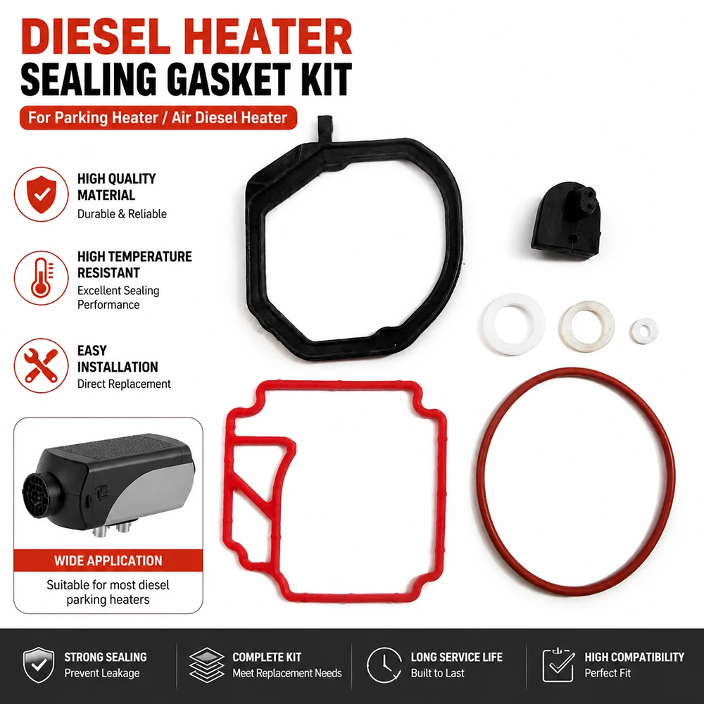 Heater Seal Gasket Kit for Webasto Thermo Top V EVO Parking Heater Replacement Repair Parts