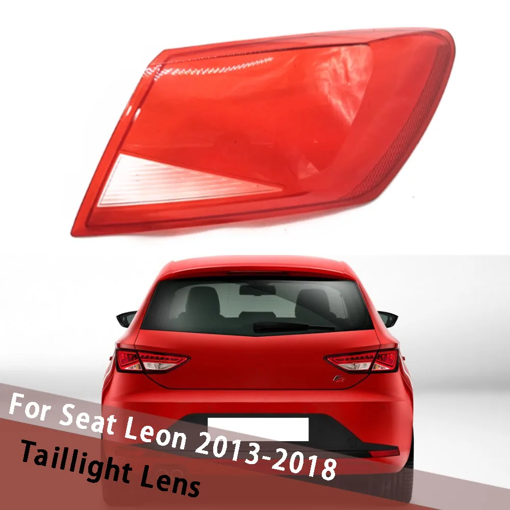 

For Seat Leon 2013-2018 Outside Car Taillamp Housing Transparent Rear Cover Taillight Shell Lens Replace Original Lampshade