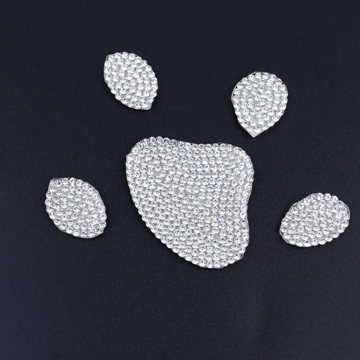 

Full Diamond Sticker 3D Footprint Rhinestone Auto Decal Scratch Cover Decor For Laptop Metal Plastic Wood Surfaces Auto Stickers