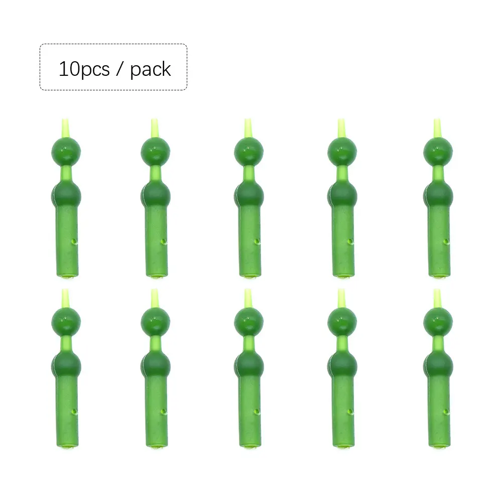 10 قطعة اكسسوارات صيد سمك الشبوط هليكوبتر تلاعب أنابيب Chod الخرز المطاط مكافحة تشابك كم ل طريقة تغذية الشعر الكارب تلاعب معالجة