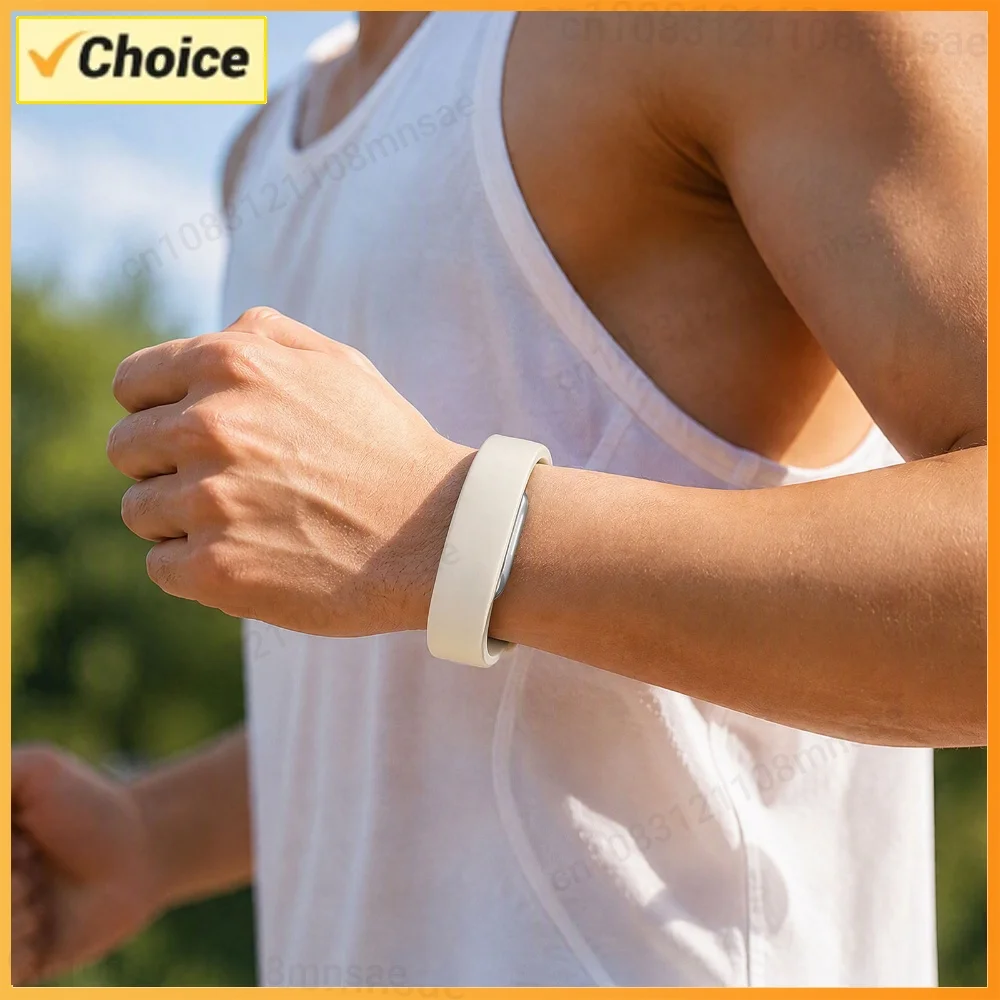 Slim Lightweight Silicone Band for Hume Band 2.0 Soft Breathable Adjustable Sport Replacement Wristband Sweat-Resistant
