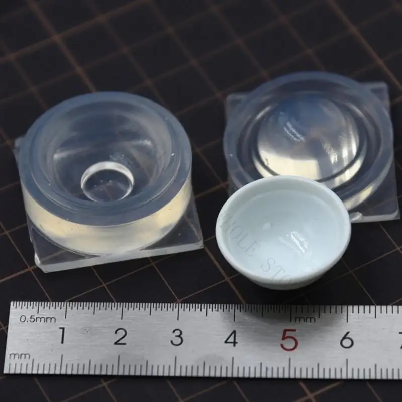 R7UF Creative Silicone Mold For Resin Jewelry Dollhouses Miniature Tableware Scene Accessories Gift Making Tool