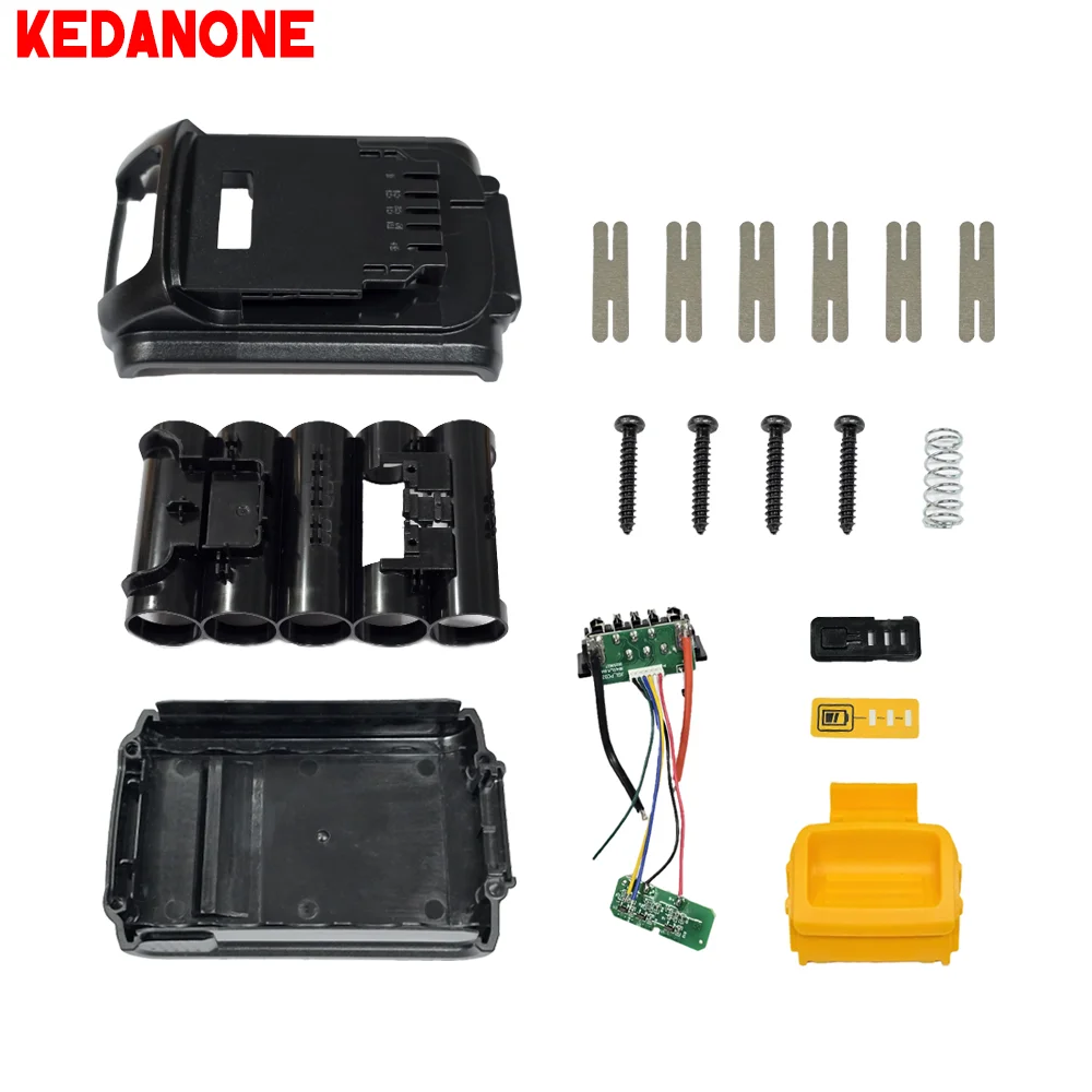 

Li-Ion Battery Plastic Case Replacement For DeWalts 20V DCB201 DCB203 DCB204 DCB200 Power Tool Battery Shell Housing Case Part