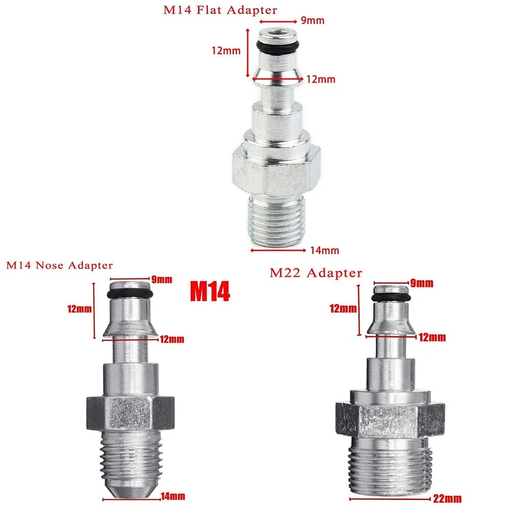 

Quick Release Hose Fitting Adapter For M14/M22 Connection Compatible With For LAVOR Pressure Washer Connector Parts