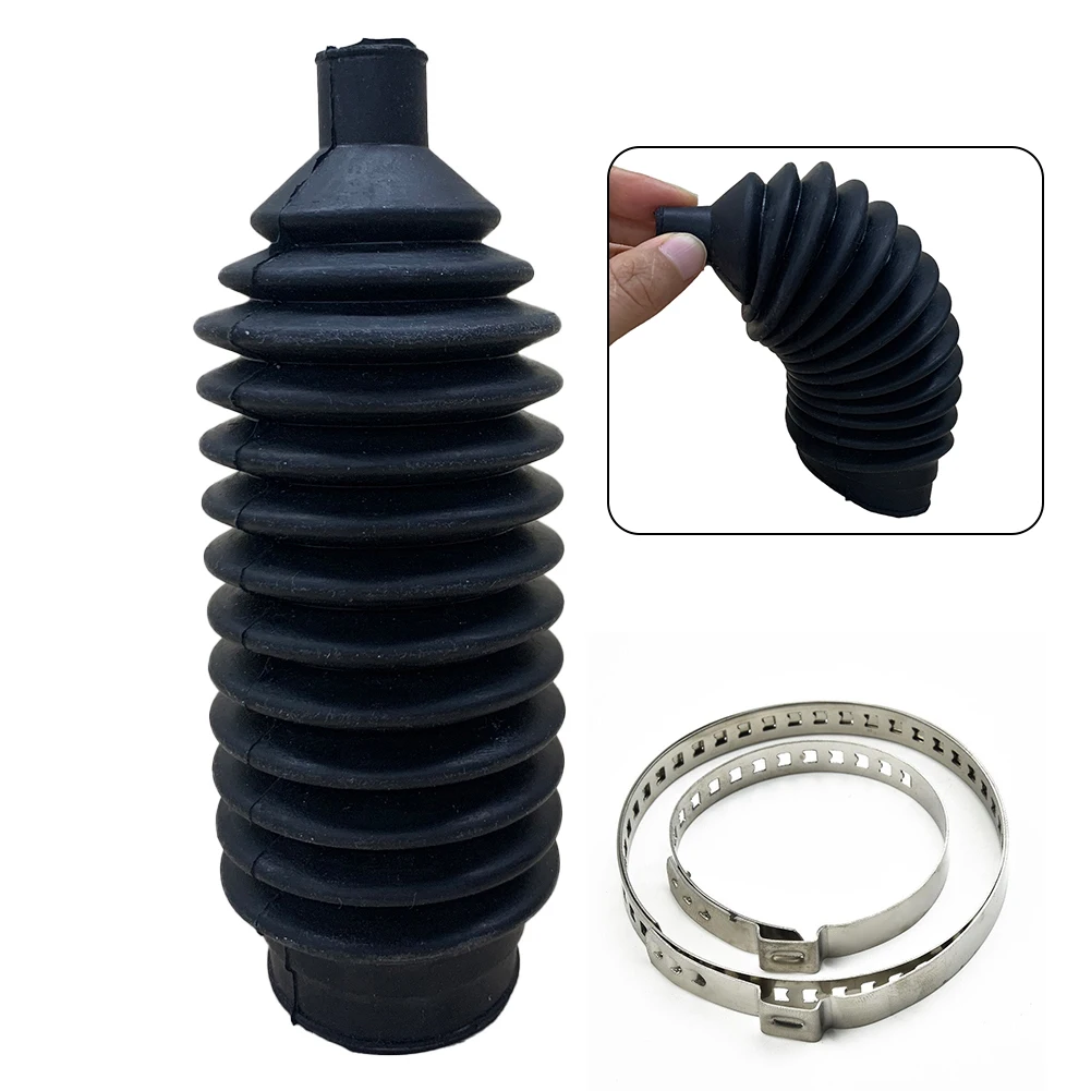 Brand New Pinion Boots Part Silicone 1 Set Accessories And Pinion Bellow Boot Black Power Steering Rack Practical