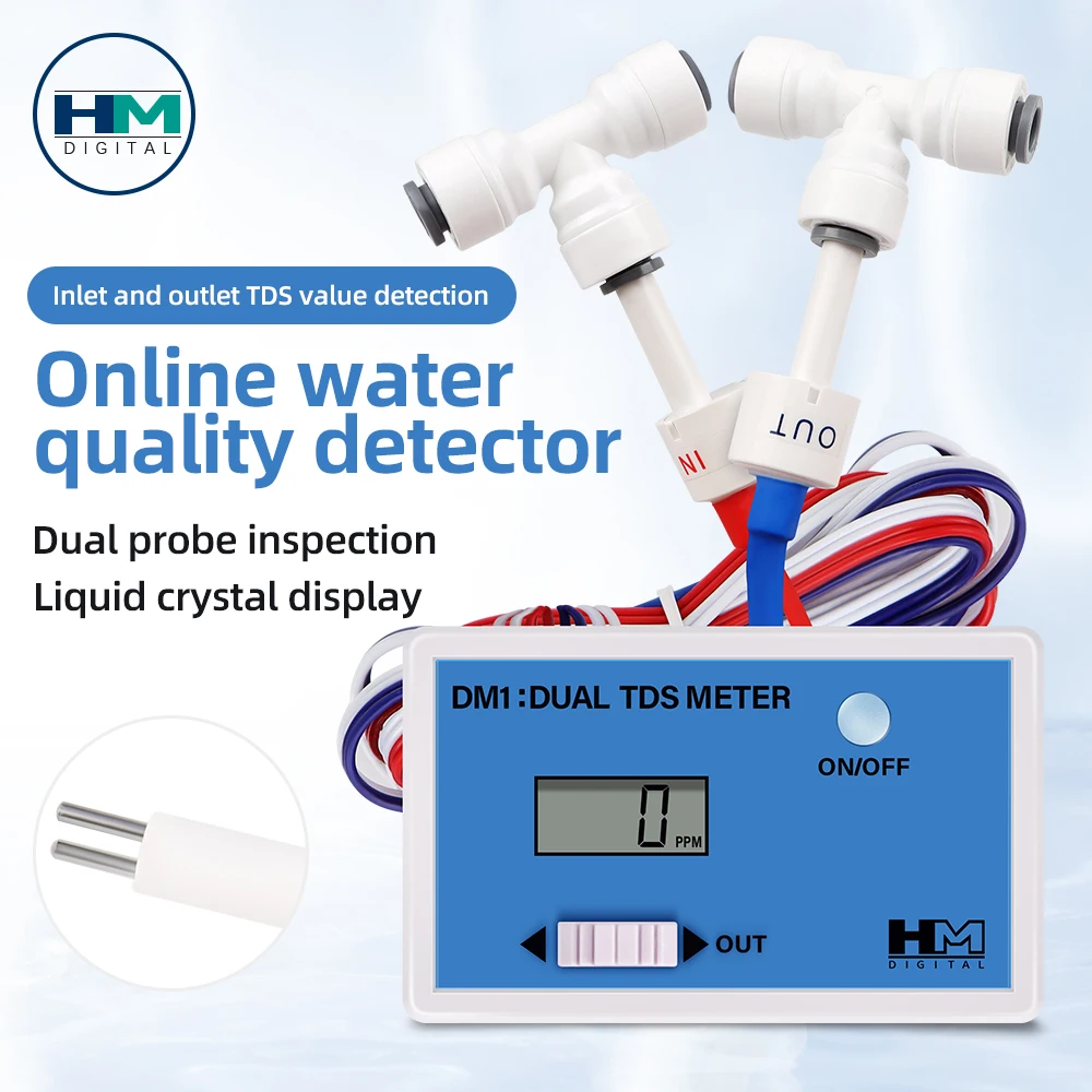 Digital Online Água Qualidade Tester Lcd Tds ce Medidor Detecção ce Detector ce Teste de Entrada Saída para Piscina Laboratório hm