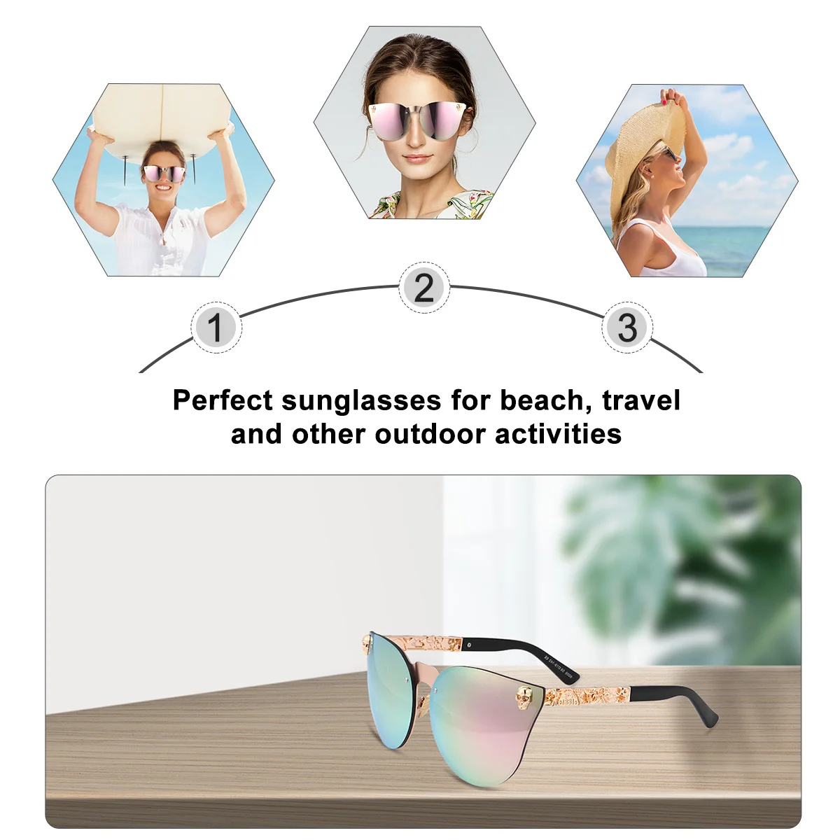 

Metal Sunglasses Skull Design Lightweight Uv Protection Fashion Eyewear For Beach Party Outdoor Activities Stylish Unisex Retro
