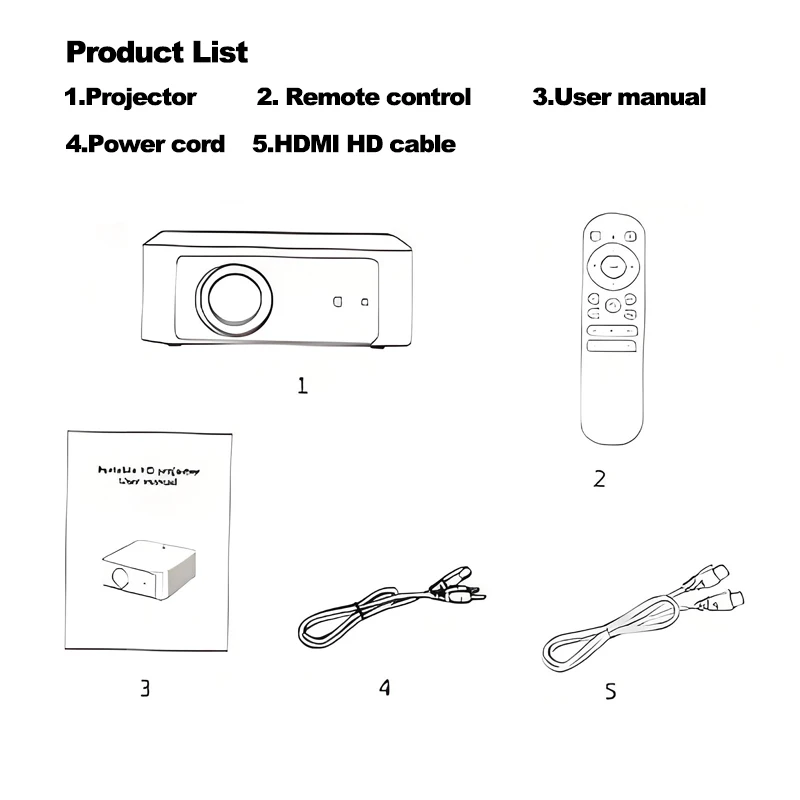 جهاز عرض محمول 4K 700 ANSI 1080P Full HD التركيز التلقائي أندرويد المسرح المنزلي واي فاي BT5.1 مشاريع الرؤية الليلية للفيلم الخارجي #6