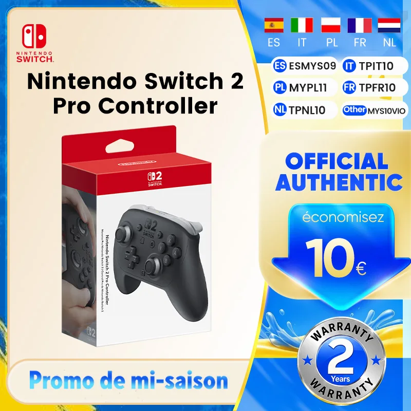 Nintendo Switch 2 Pro Controller Draadloze Gaming Controller voor NS2 Nieuw met GL/GR Achterknoppen Geoptimaliseerde Knopindeling Precies