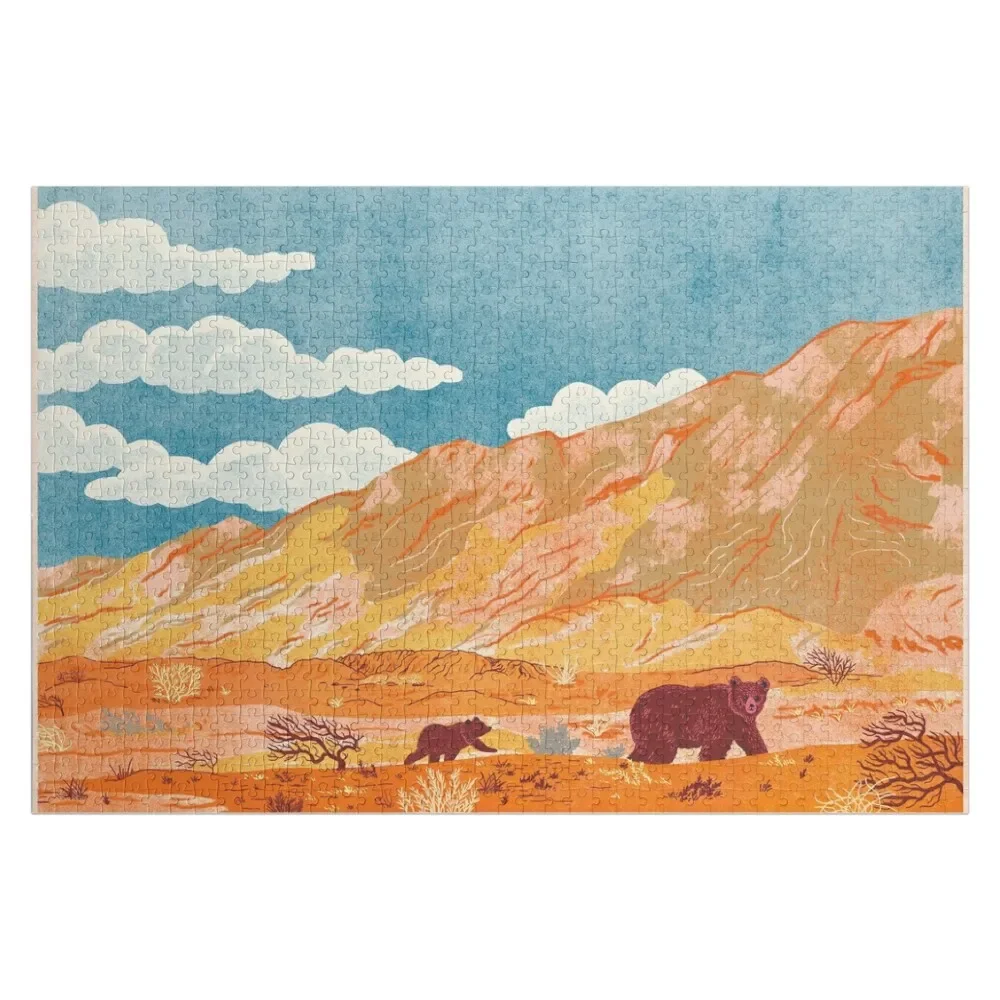 

Gobi Desert Bears Jigsaw Puzzle Personalized Gift Custom Child Puzzle