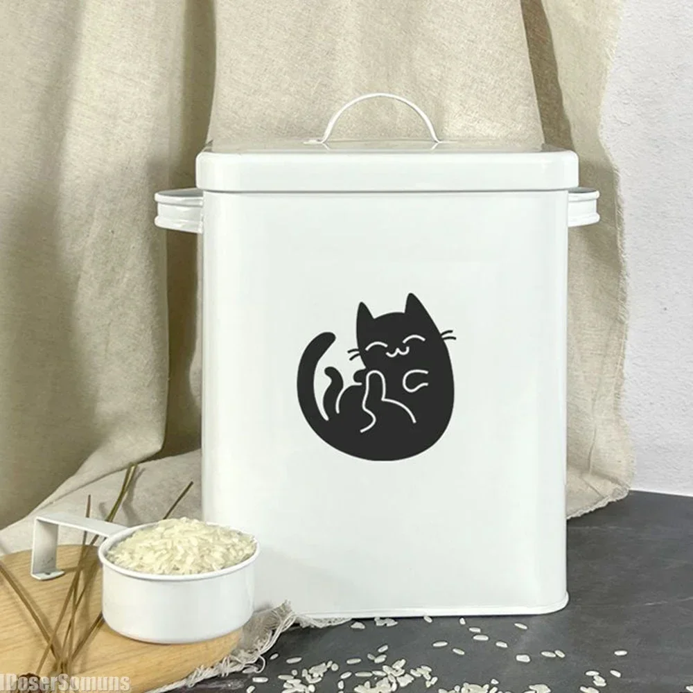 Large Capacity Snack Container Grain Storage Case Cat Dog Food Storage Box Washing Powder Barrel Household with Measuring Cup