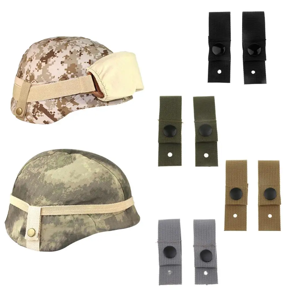 

Lot 2pcs M88 MICH ACH Helmet Universal Goggle Retention Straps Popular