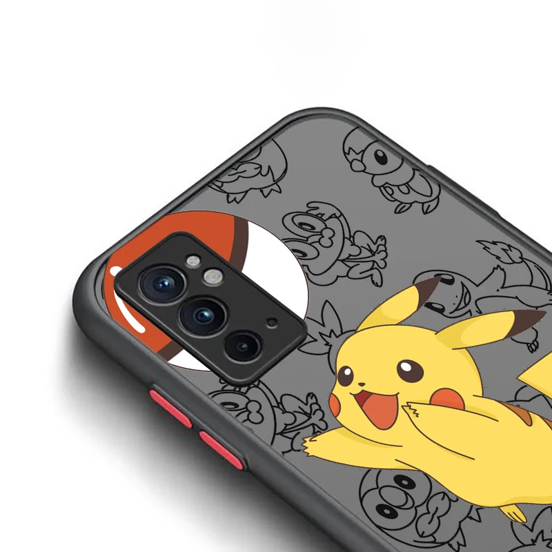 Pokemon Pikachu For OnePlus Nord CE3 CE2 CE N200 N100 N30 N20 N10 2T Ace 2V Pro Frosted Translucent Phone Case