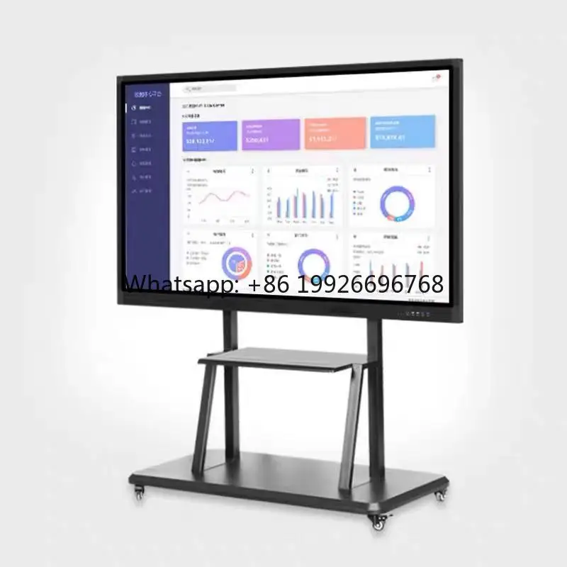 Regitech OEM 55'' 4K 10-point Infrared Touch Smart Interactive Whiteboard All-in-One Digital Classroom