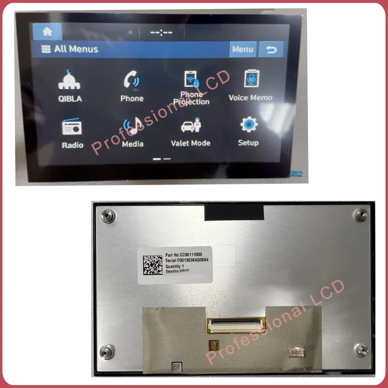 

TDA-WVGA0797F00101 V3 TDA-WVGA0797F00101-V2 V1 Оригинальный 8-дюймовый ЖК-дисплей с сенсорным экраном LMB5F00136-V1BL-A TDO-0797F00136-V1 V2 V3