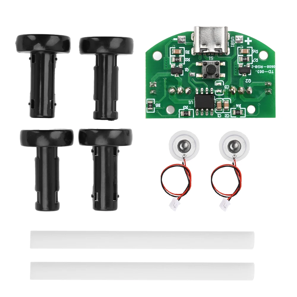 وحدة بخاخات بالموجات فوق الصوتية ، مرطب ذاتي الصنع ، بخاخ ، لوحة إلكترونية بضوء LED ملون ، واجهة من النوع C ، تيار مستمر ، 5 فولت ، قناتان