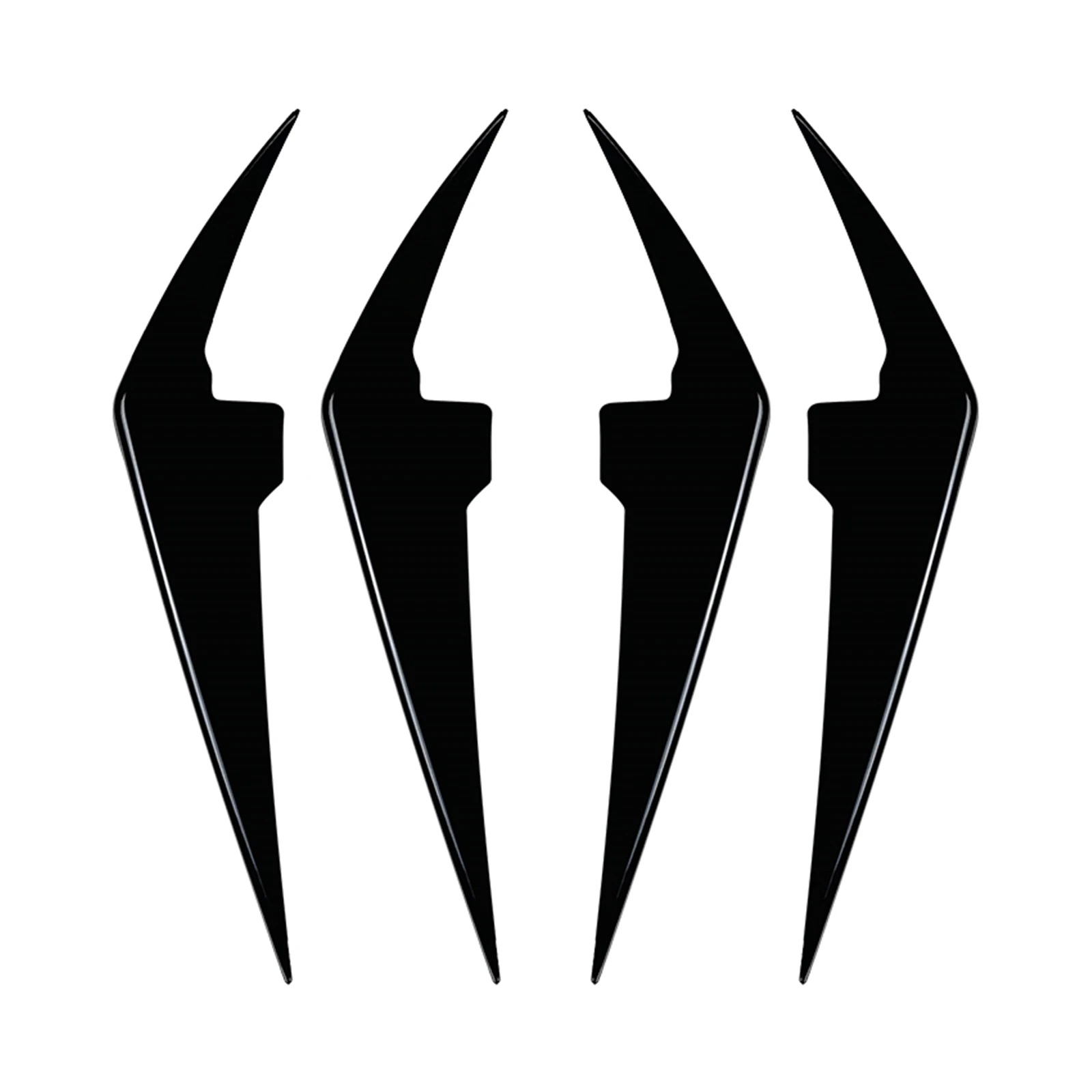 

4 шт. передний бампер, боковой Canard Splitter, воздушная накладка для BMW 3 серии G20 G21 G28 LCI M Sport 330i M340i 2023-2024