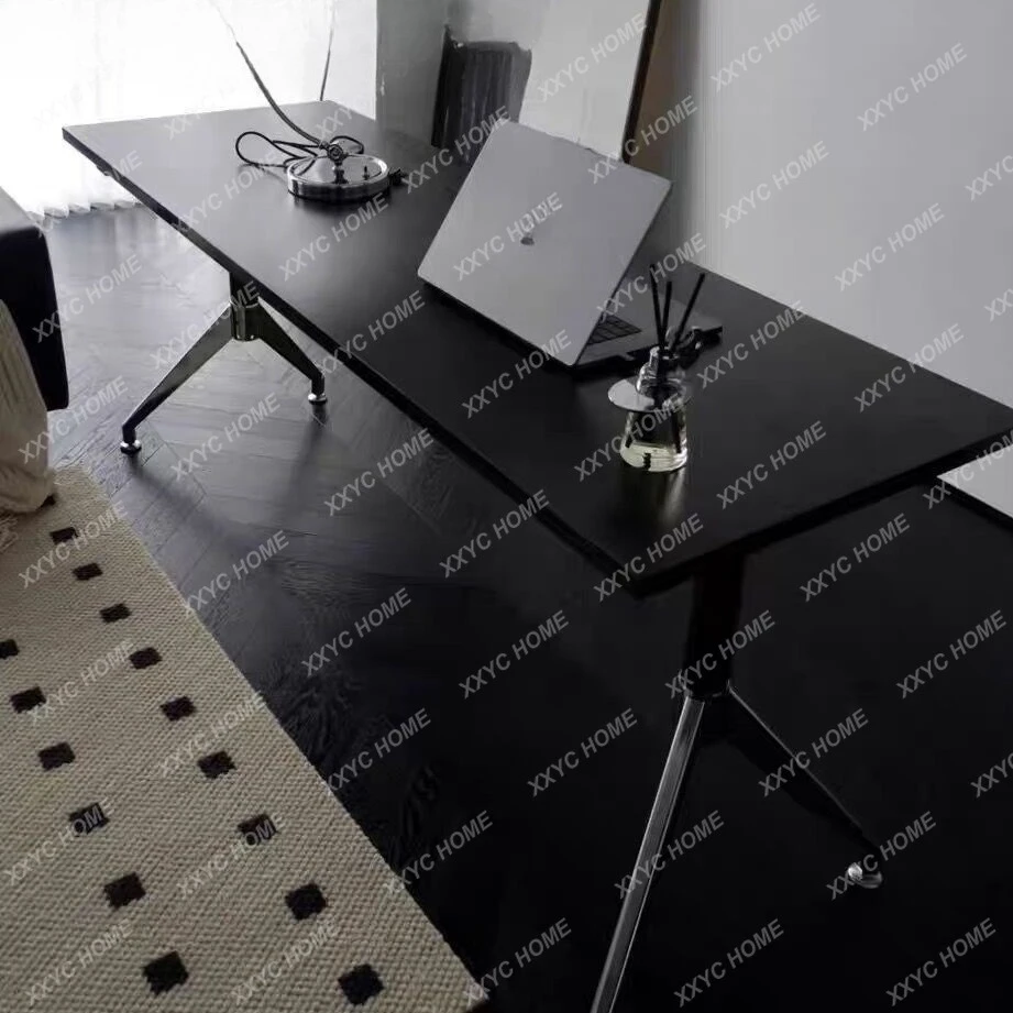 DD Computer desk desktop simple household double modern light luxury office oval conference table workbench