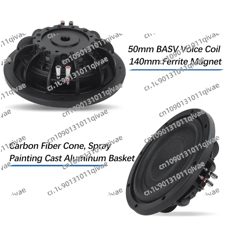 مضخم صوت السيارة قوة كبيرة 10/12 بوصة مضخم صوت سلبي للسيارة ملف صوتي مزدوج مكبر صوت جهير نقي