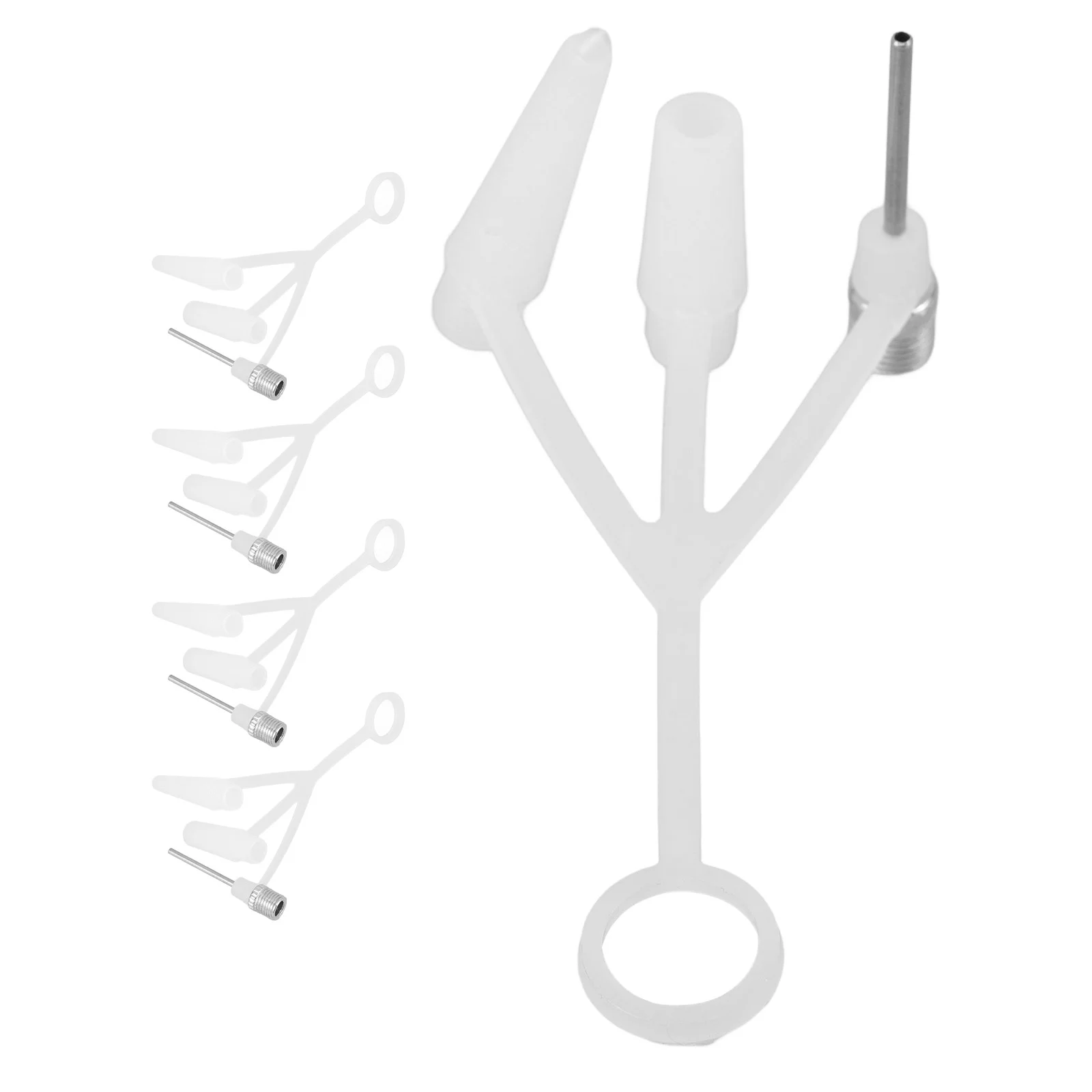 

5 Pcs Balloon Needle Air Pump Metal Inflation Needles for Sports Balls Replacement Inflate Football Multifunction Pumps Small